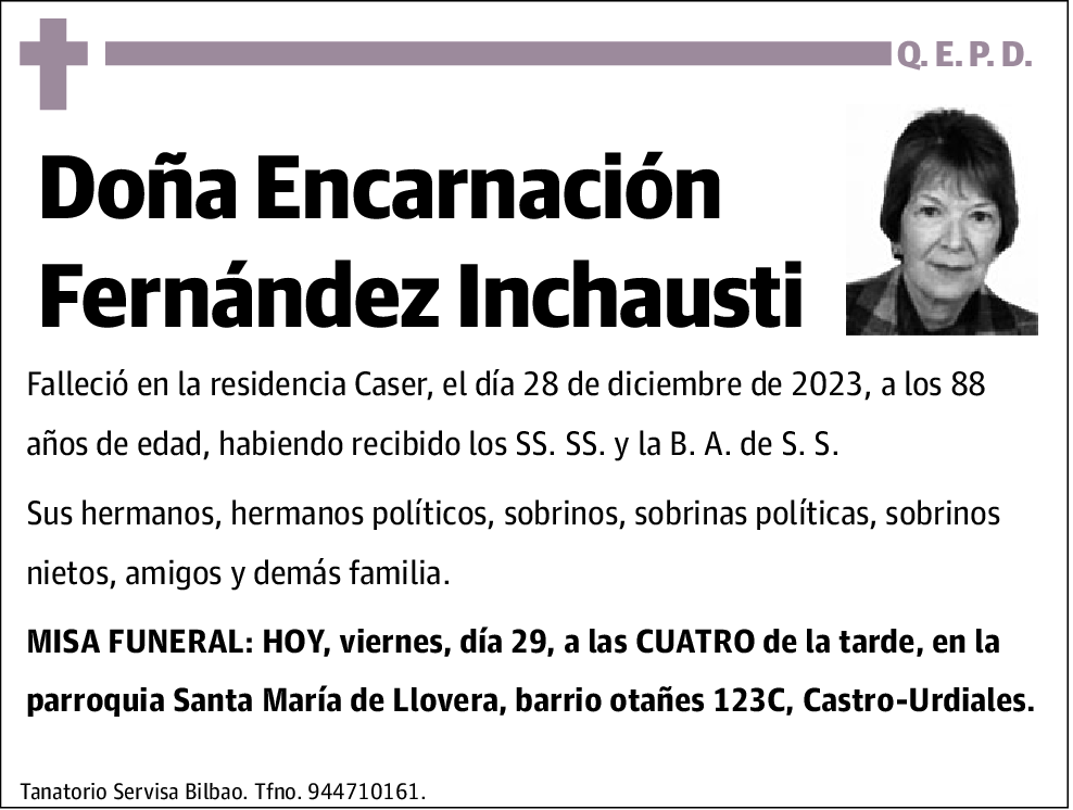 Encarnación Fernández Inchausti