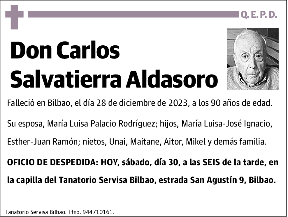 Carlos Salvatierra Aldaroso