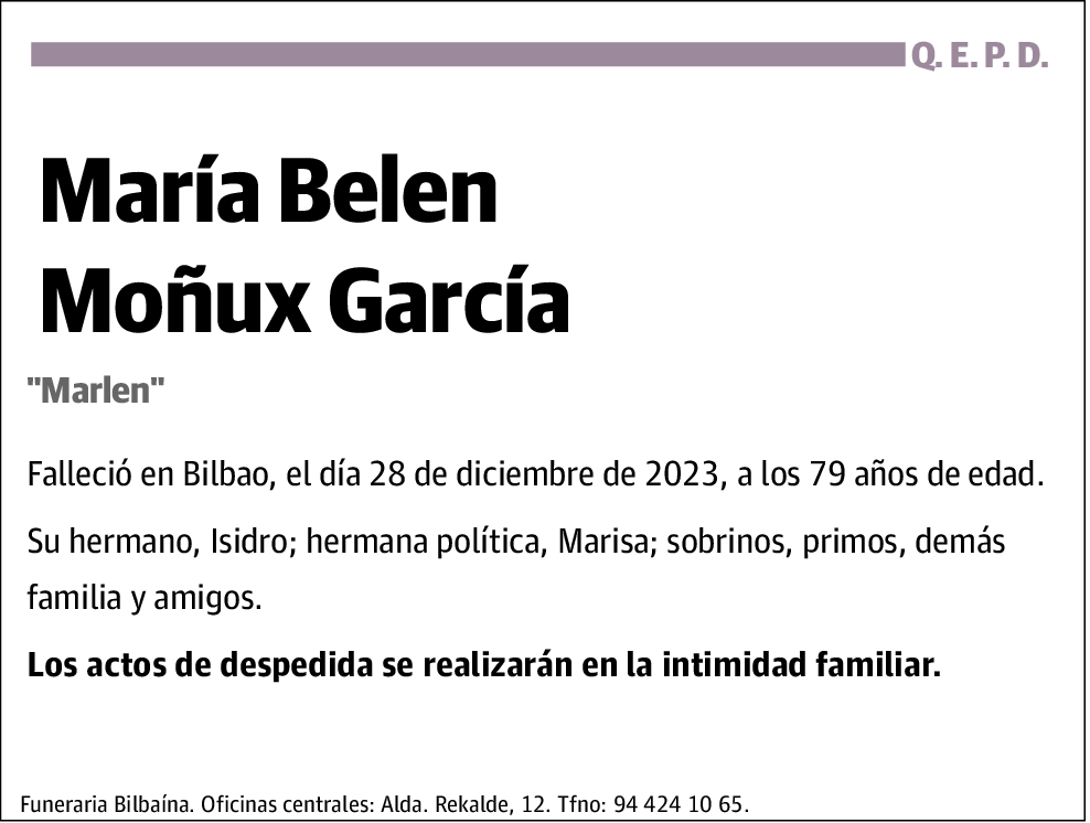 María Belén Moñux García