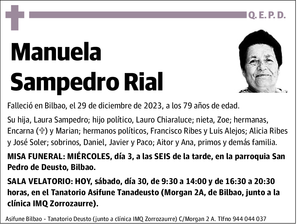 Manuela Sampedro Rial