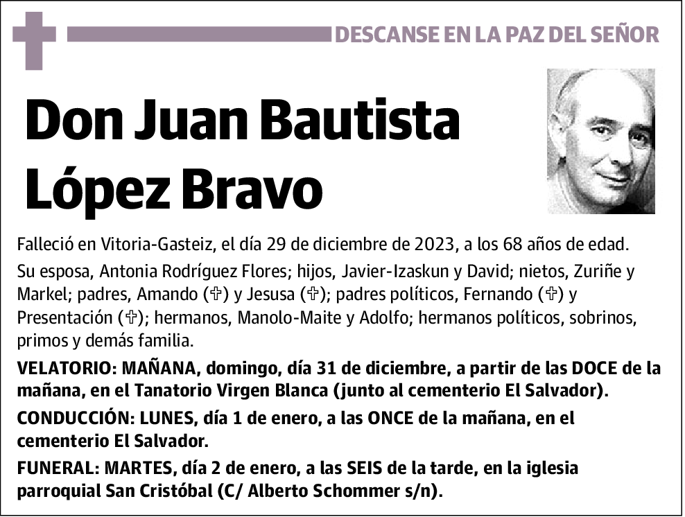 Juan Bautista López Bravo