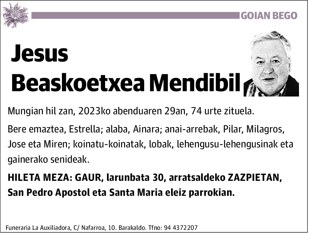 Jesus Beaskoetxea Mendibil