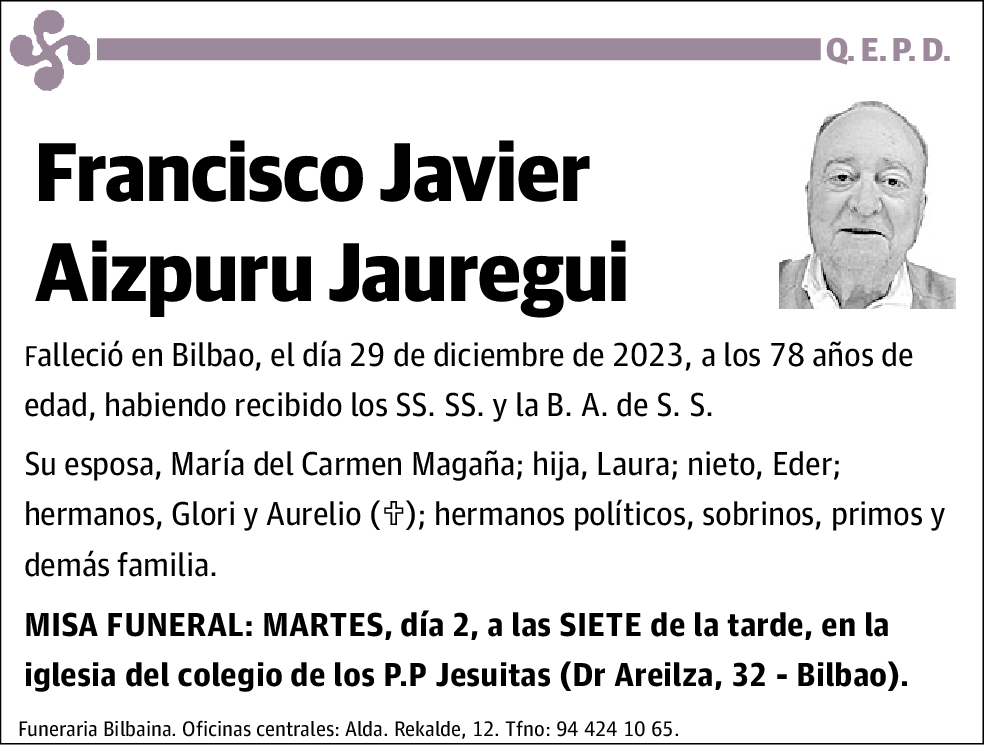 Francisco Javier Aizpuru Jauregi