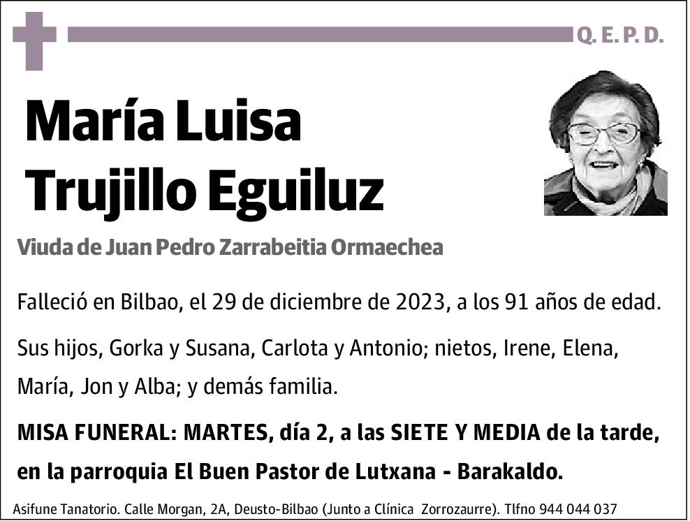 María Luisa Trujillo Eguiluz