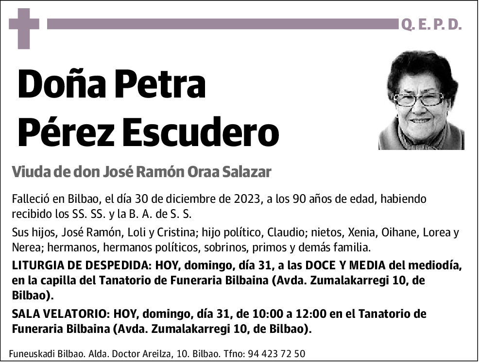 Petra Pérez Escudero