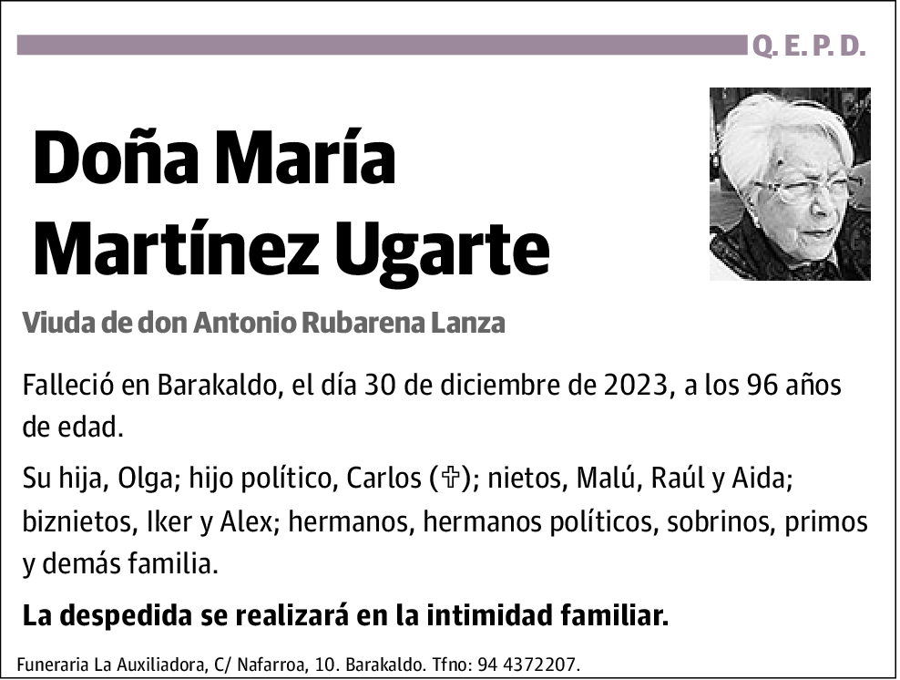 María Martínez Ugarte