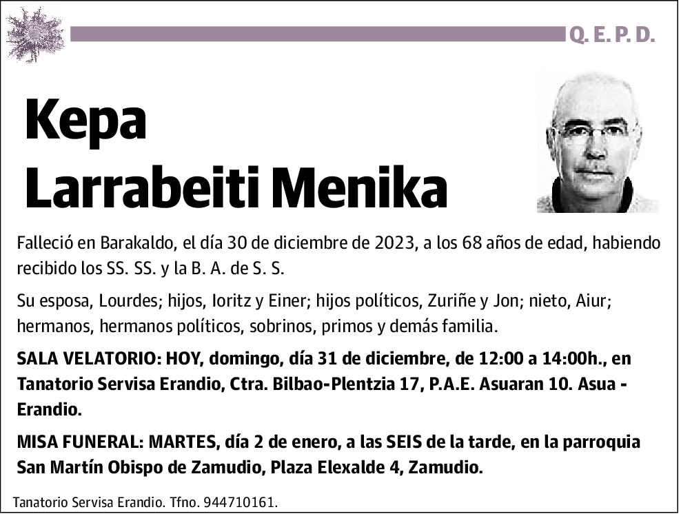 Kepa Larrabeiti Menika