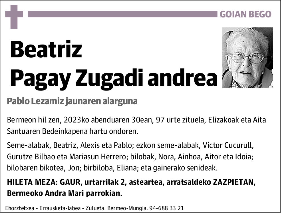 Beatriz Pagay Zugadi