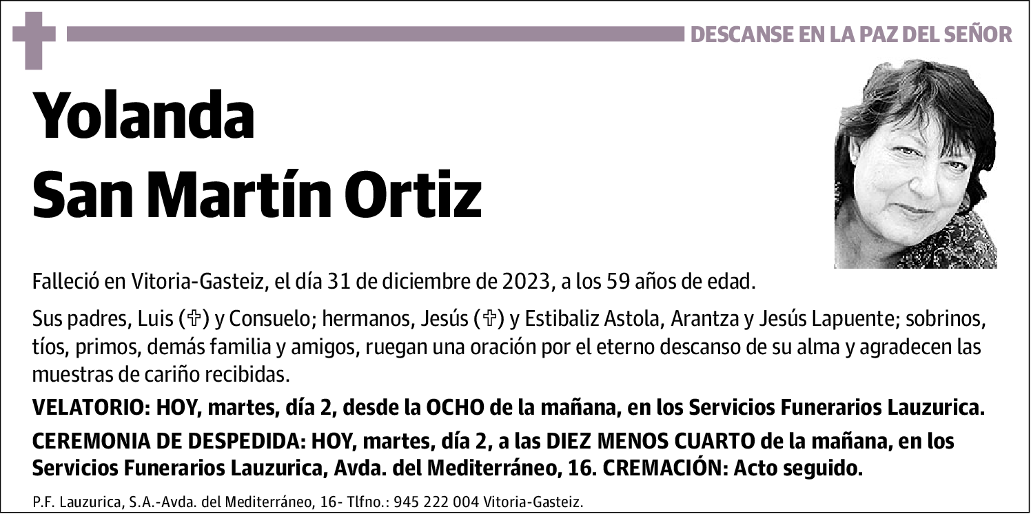Yolanda San Martín Ortiz
