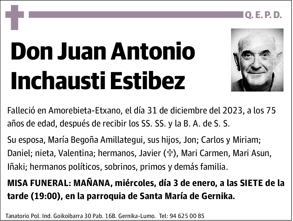 Juan Inchausti Estibez