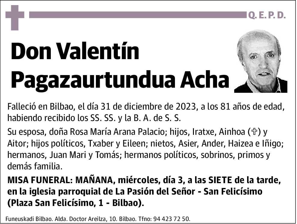 Valentín Pagazaurtundua Acha