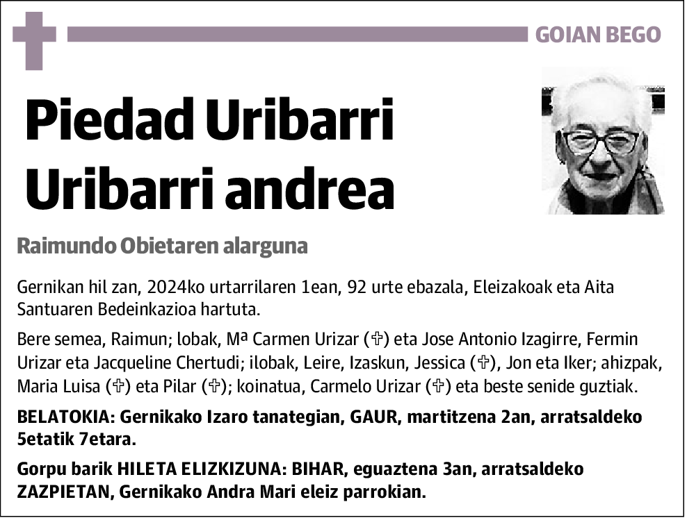 Piedad Uribarri Uribarri