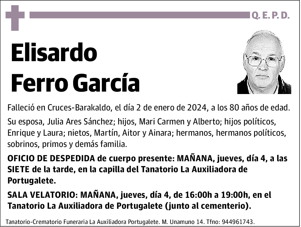 Elisardo Ferro García