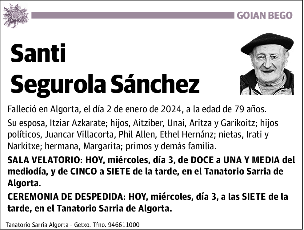 Santi Segurola Sánchez