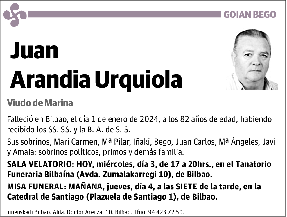 Juan Arandia Urquiola