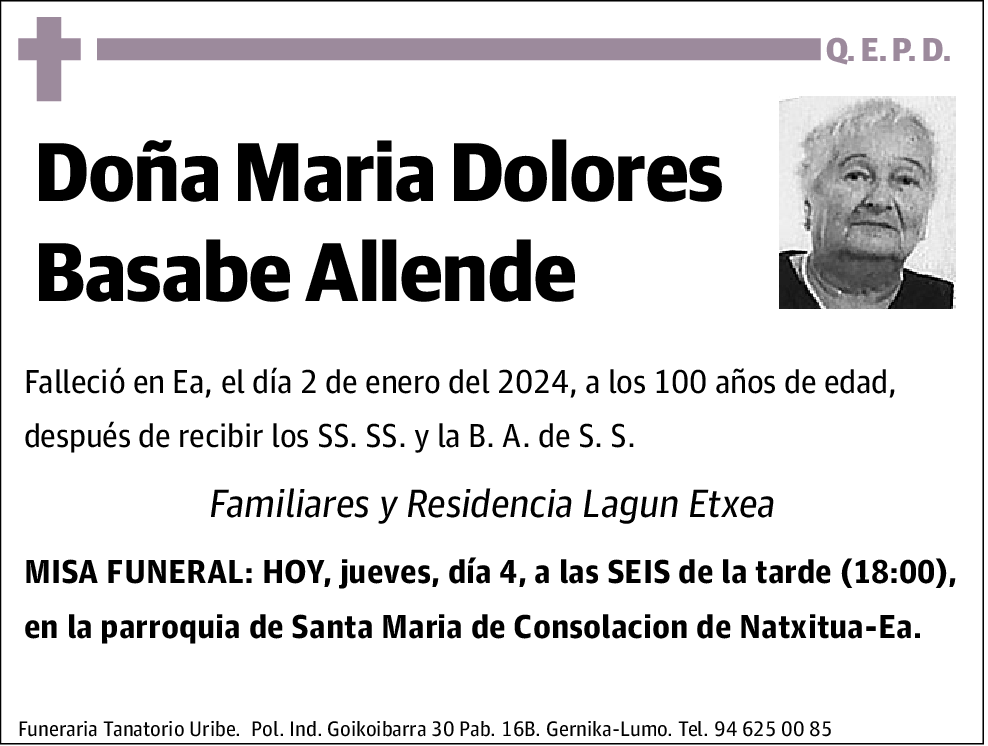 María Dolores Basabe Allende