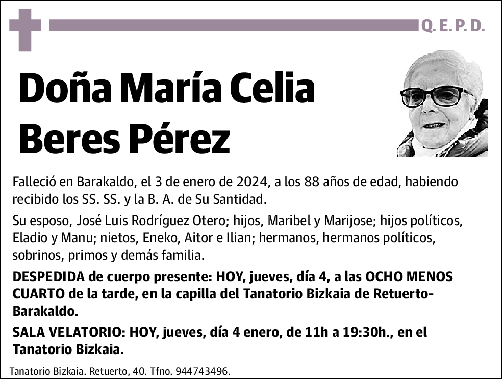 María Celia Beres Pérez