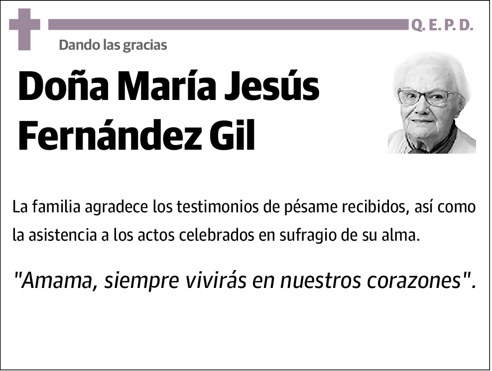 María Jesús Fernández Gil