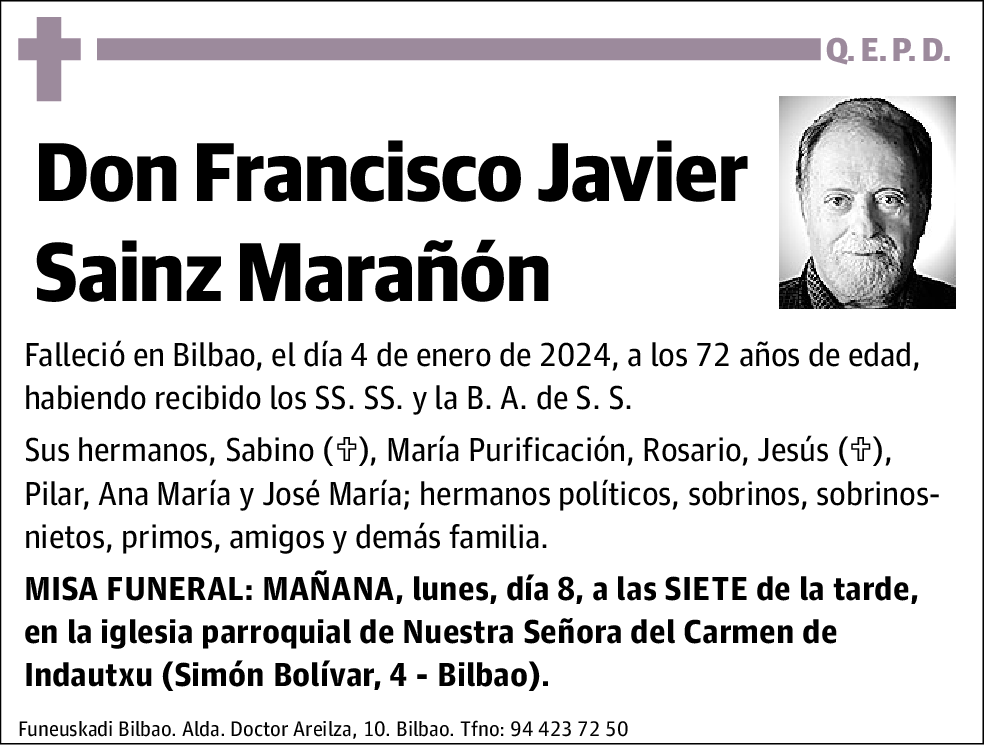 Francisco Javier Sainz Marañón