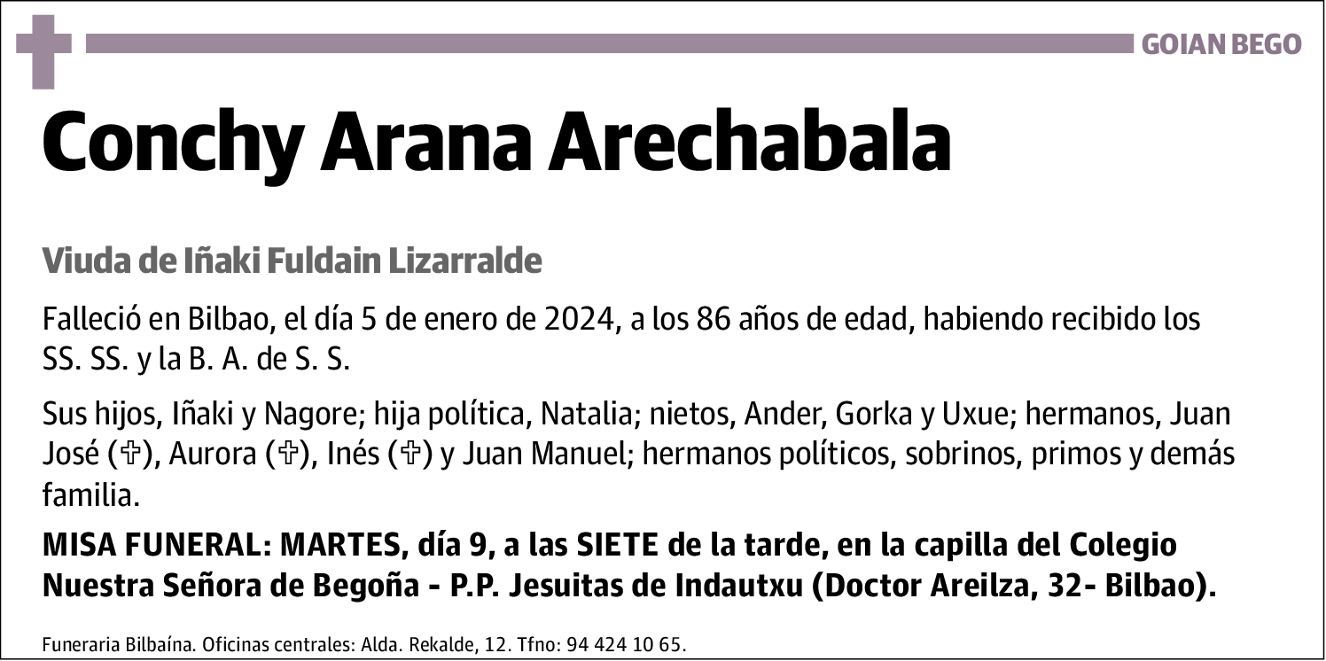 Conchy Arana Arechabala