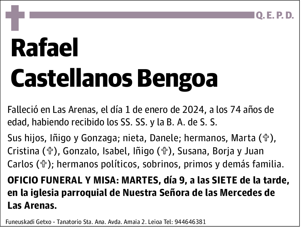 Rafael Castellanos Bengoa