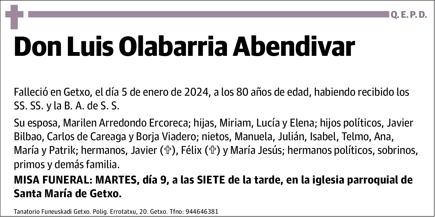 Luis Olabarria Abendivar