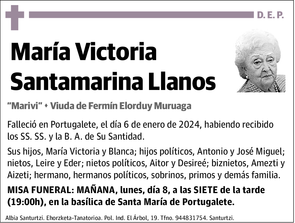 María Victoria Santamarina Llanos