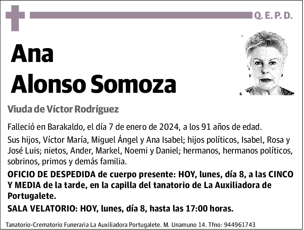 Ana Alonso Somoza