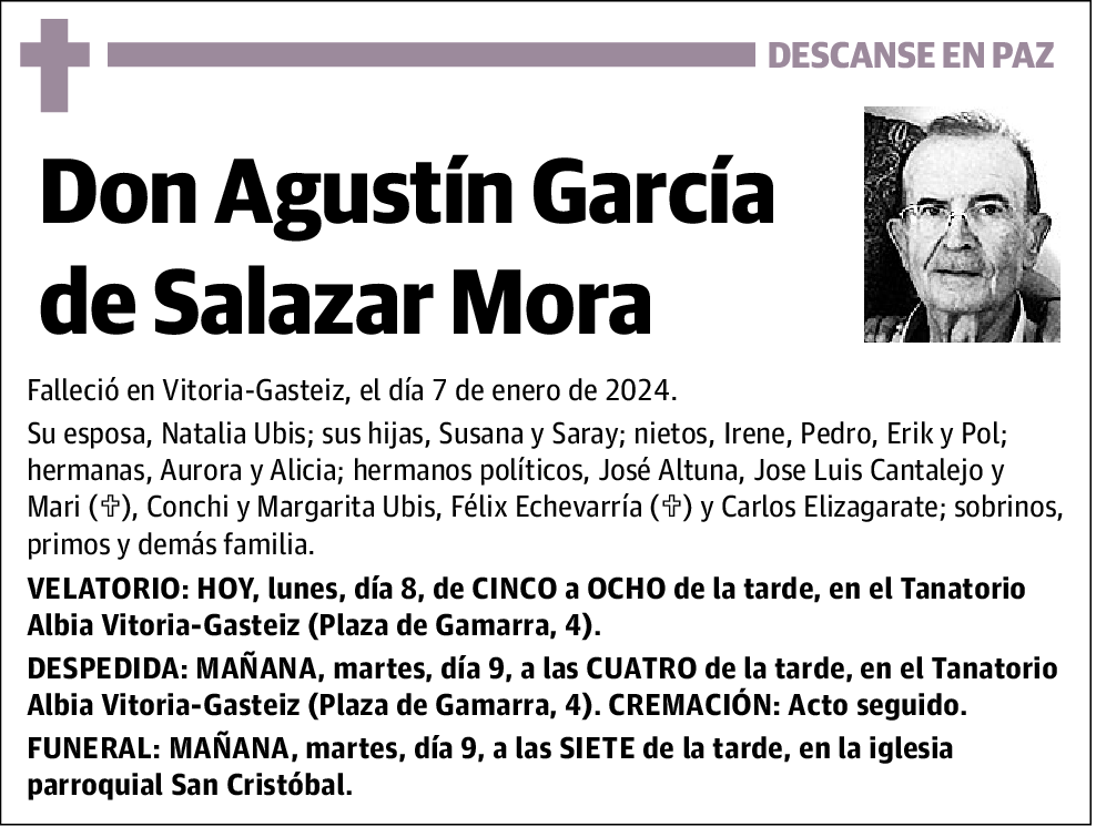 Agustín García de Salazar Mora