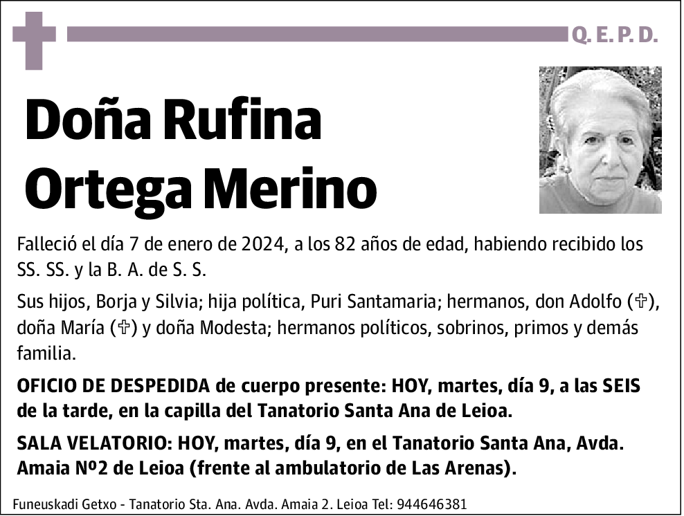 Rufina Ortega Merino