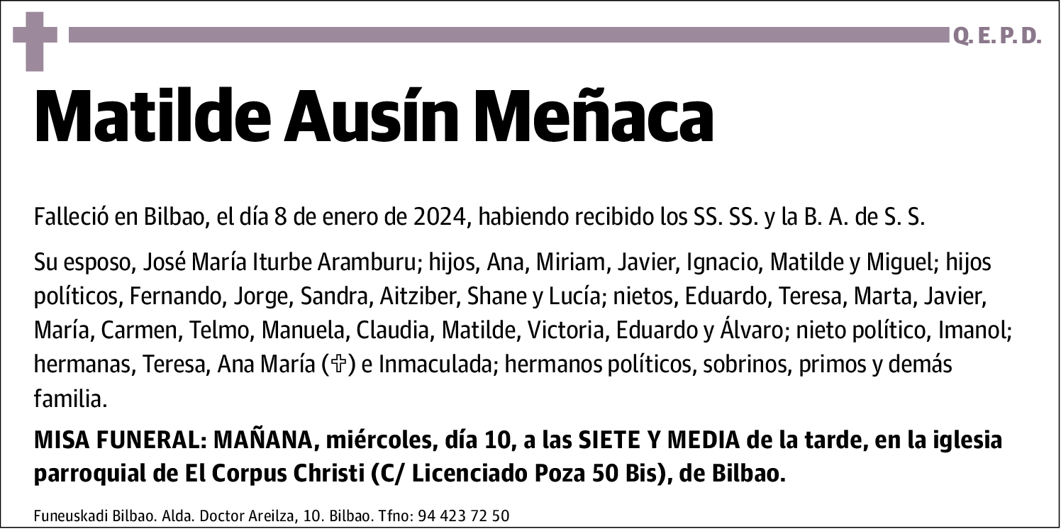 Matilde Ausín Meñaca