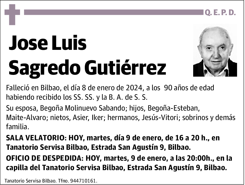 Jose Luis Sagredo Gutiérrez