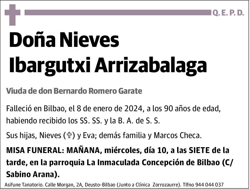 Nieves Ibargutxi Arrizabalaga