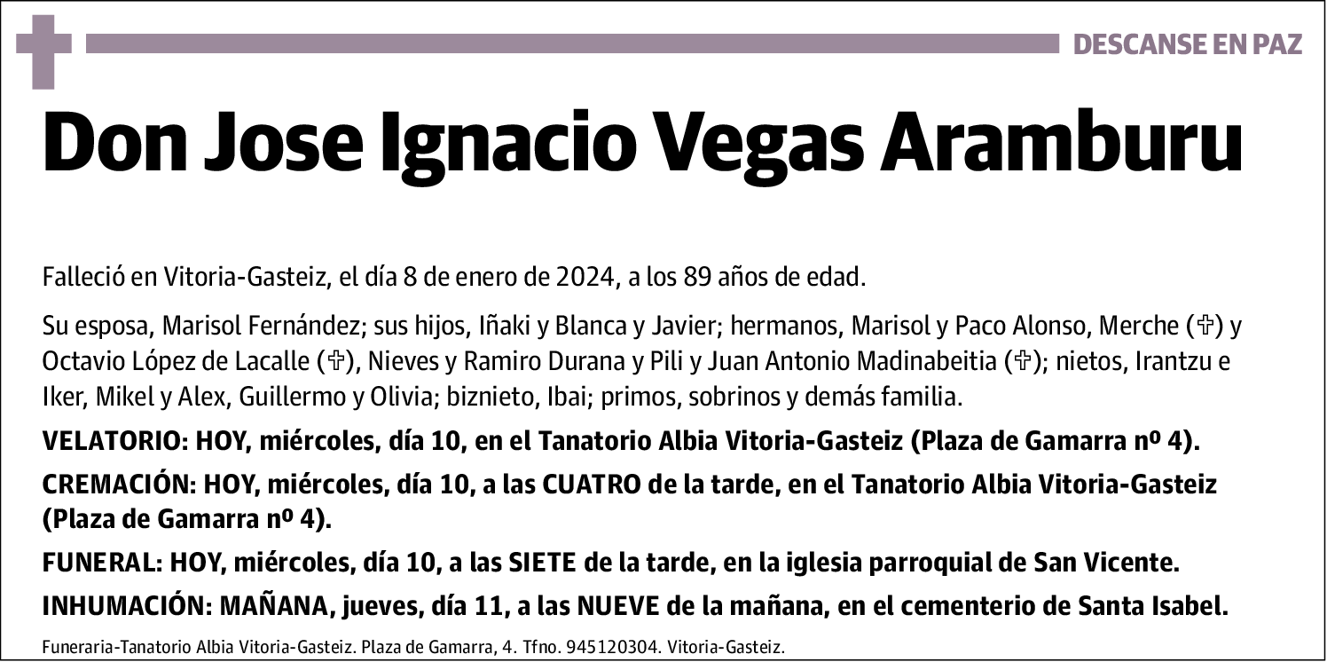 Jose Ignacio Vegas Aramburu
