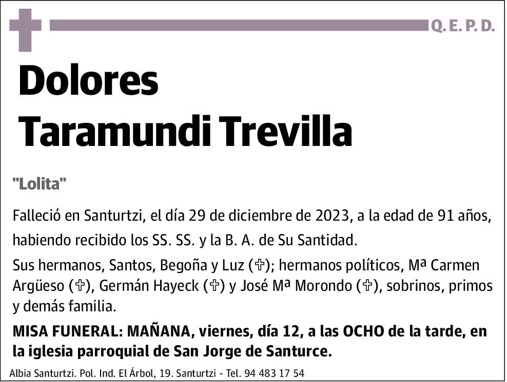 Dolores Taramundi Trevilla