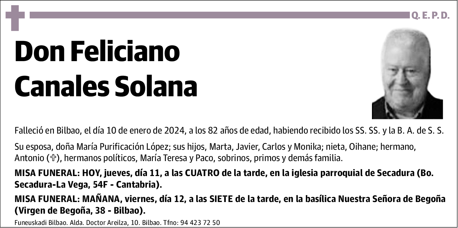 Feliciano Canales Solana