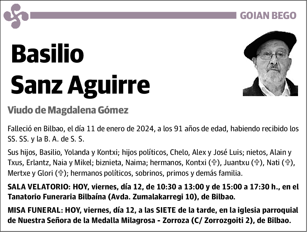 Basilio Sanz Aguirre