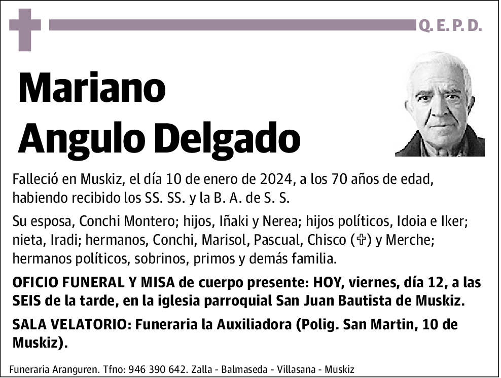 Mariano Angulo Delgado