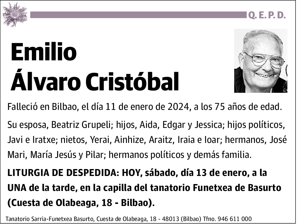 Emilio Álvaro Cristobal