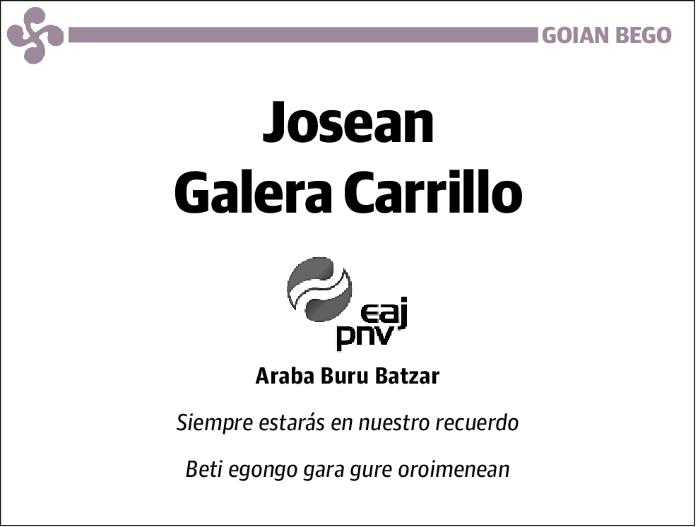 Josean Galera Carrillo