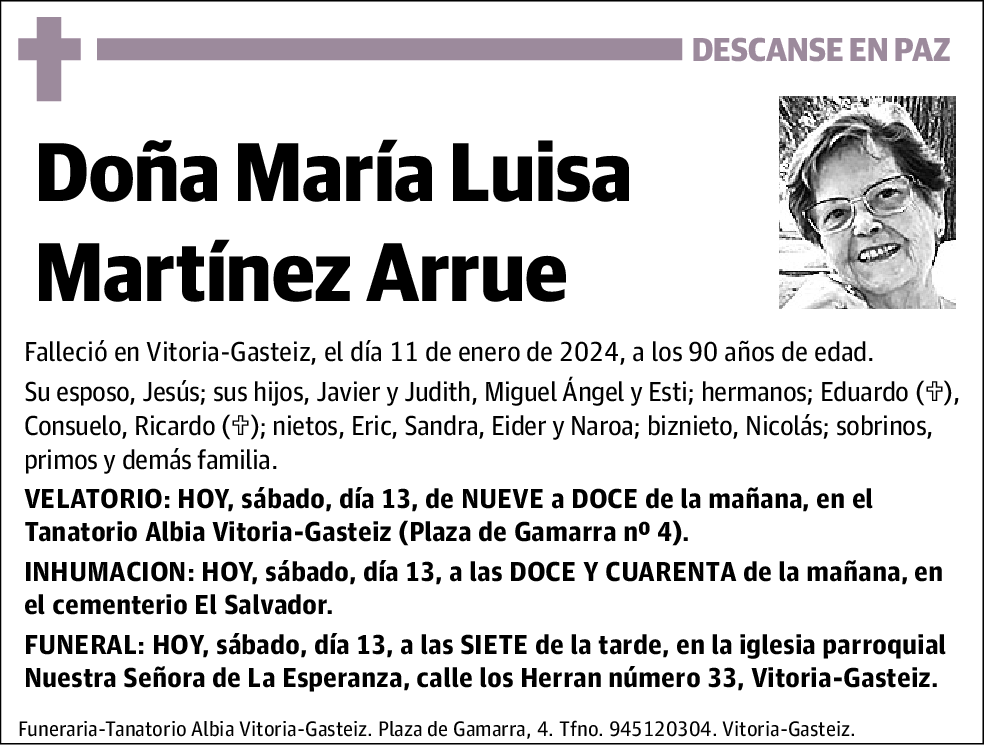 María Luisa Martínez Arrue