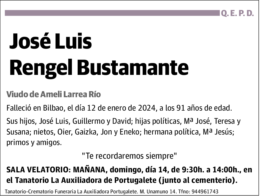 José Luis Rengel Bustamante