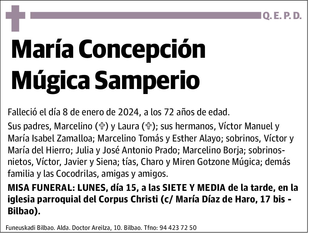 María Concepción Múgica Samperio