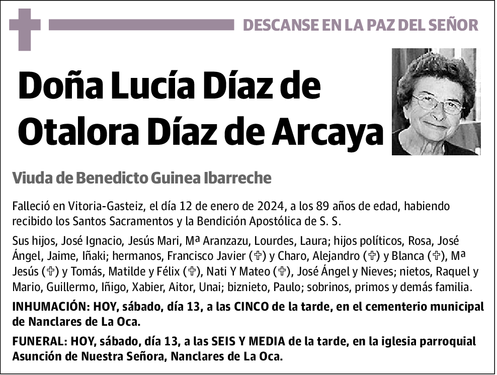Lucía Díaz De Otalora Díaz De Arcaya