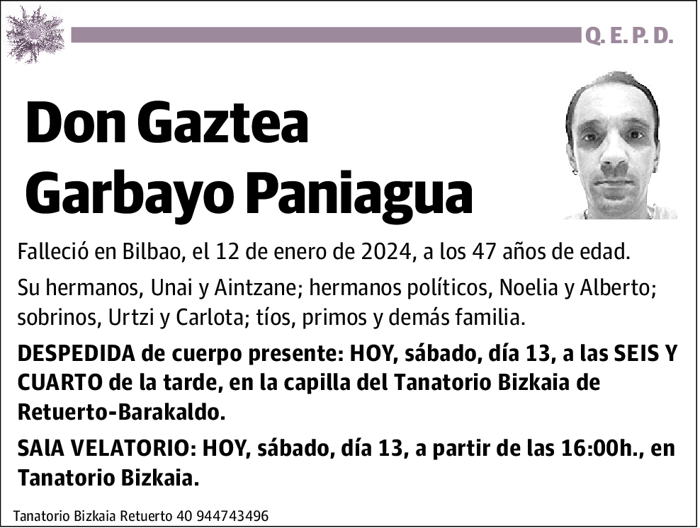 Gaztea Garbayo Paniagua