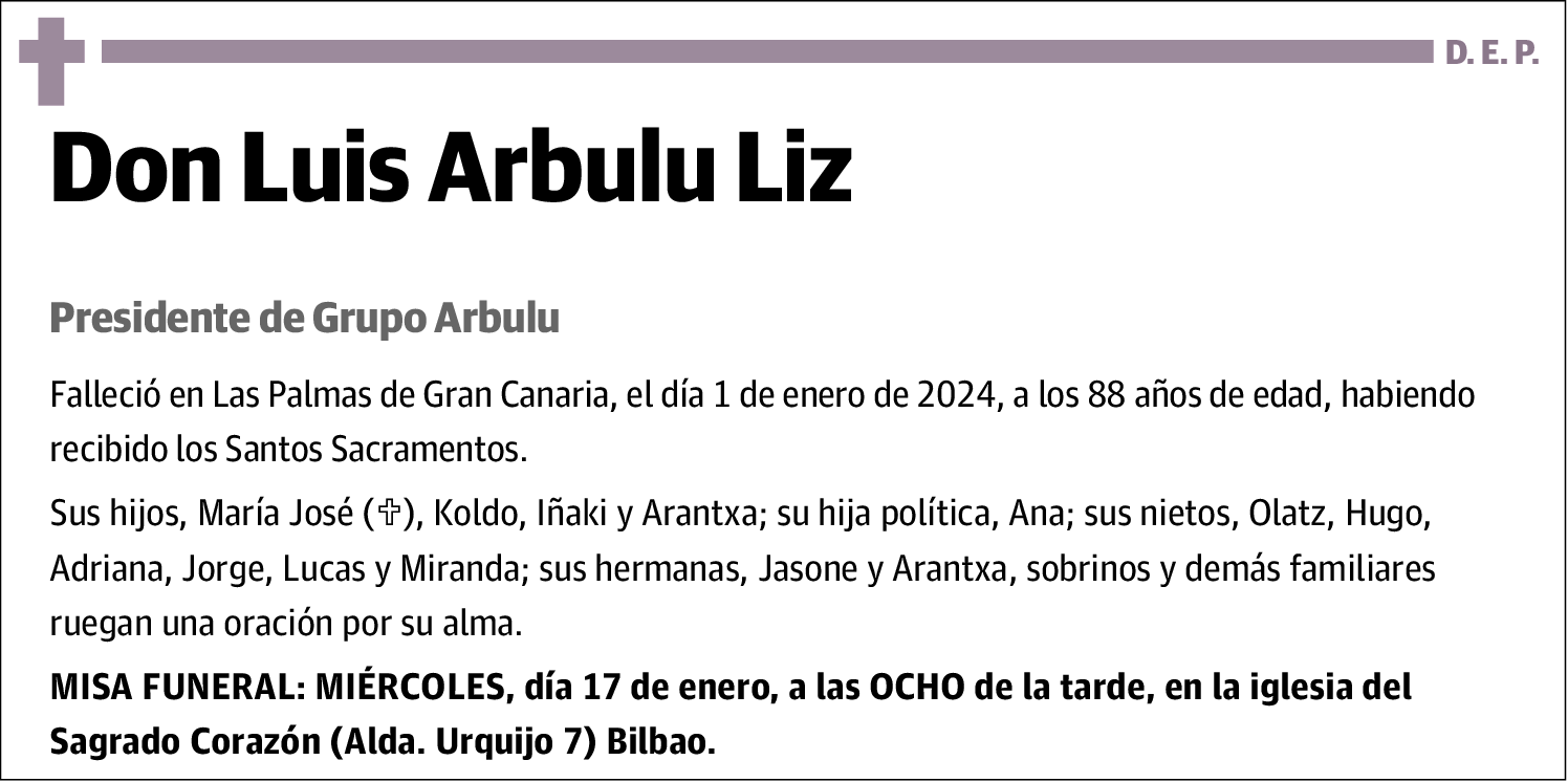 Luis Arbulu Liz