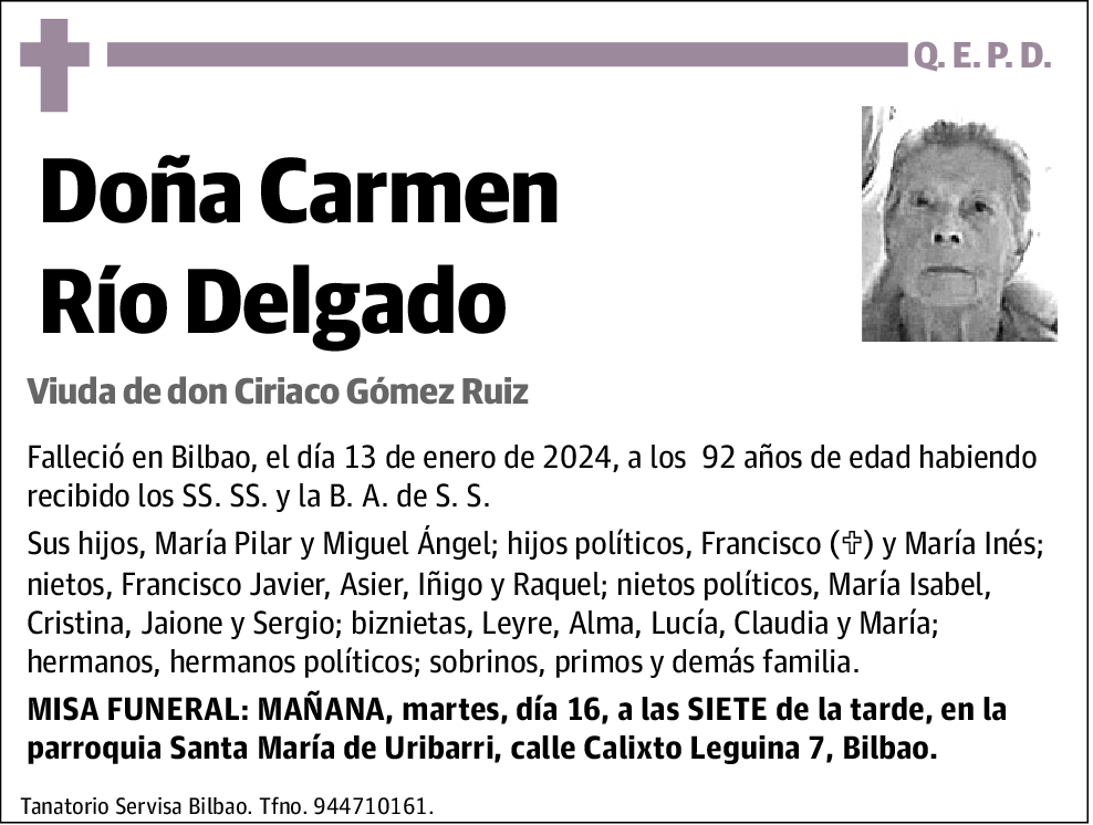 Carmen Río Delgado