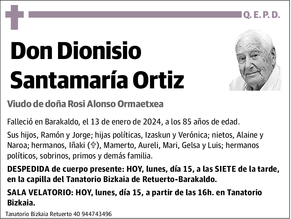 Dionisio Santamaría Ortiz