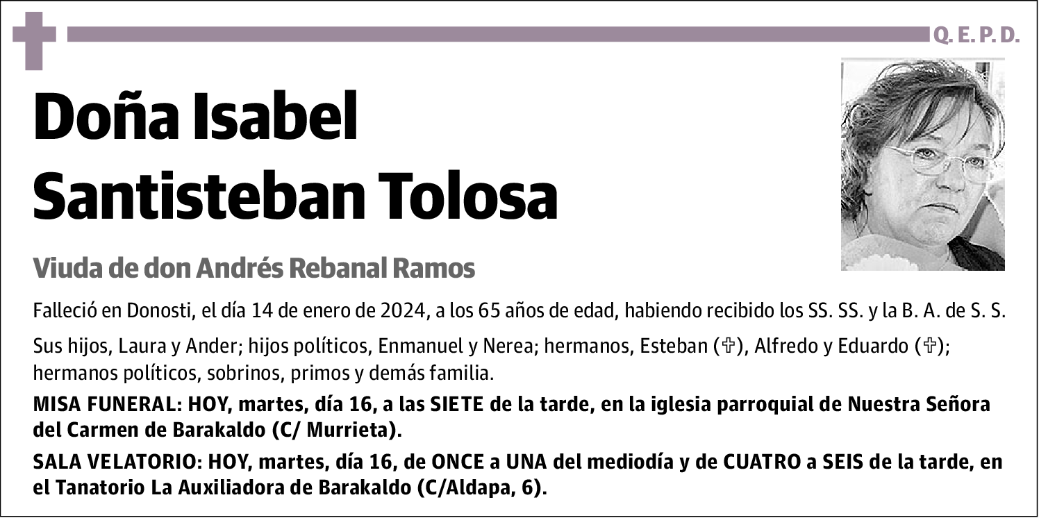 Isabel Santisteban Tolosa