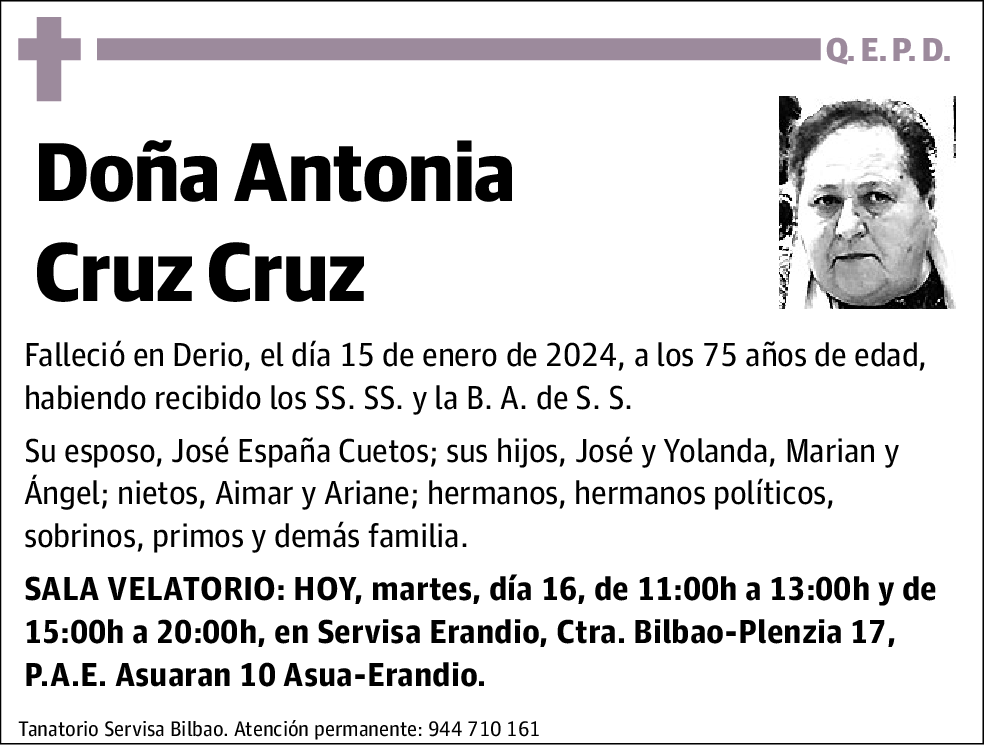 Antonia Cruz Cruz